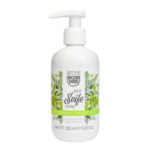 Artikelbild des Artikels “STYX Aroma Derm 4 in 1 Seife Lavendel Lemongras Grüner Tee Eukalyptus 250 ml “