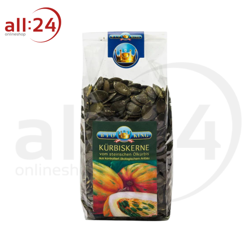 Artikelbild des Artikels “BioKing Bio Kürbiskerne vom Steirischen Ölkürbis Vegan, 250g-1000g 250 g“