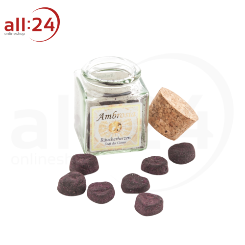 Artikelbild des Artikels “Ambrosia Räucherherzen Holy Smokes Duft der Götter, 12 Stück “