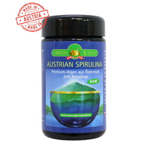 Artikelbild des Artikels “GreenKing Bio Spirulina-Algen aus Österreich 240 Presslinge “
