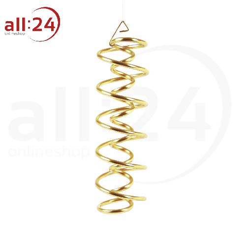Artikelbild des Artikels “DNS-Spirale aus Messing zum Aufhängen 17 cm hoch “