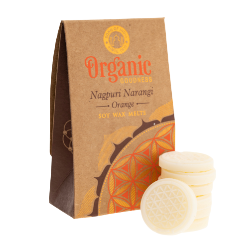 Artikelbild des Artikels “Orangenwachs Blume des Lebens für Aromalampe “