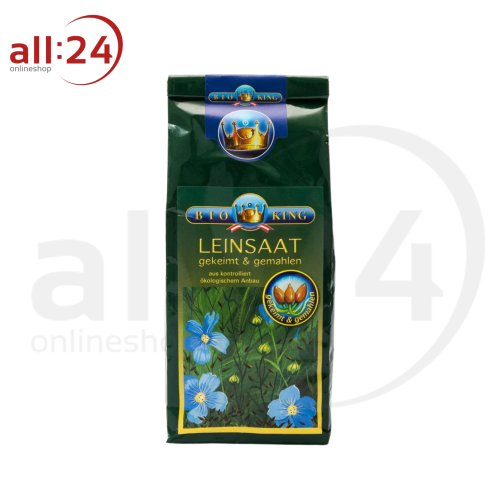 Artikelbild des Artikels “BioKing Bio Leinsaat Gekeimt Gemahlen 250 g“