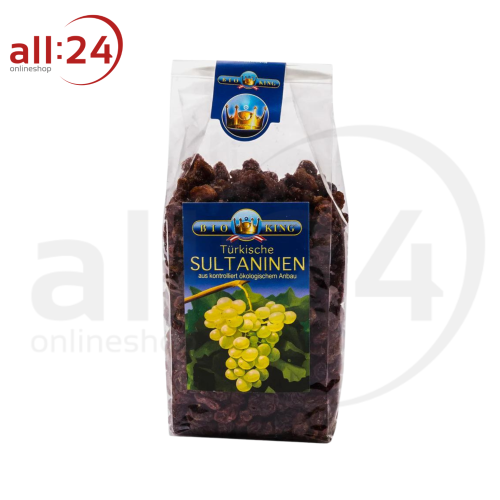 Artikelbild des Artikels “BioKing Bio Sultaninen/Rosinen, 250g-500g 250g“