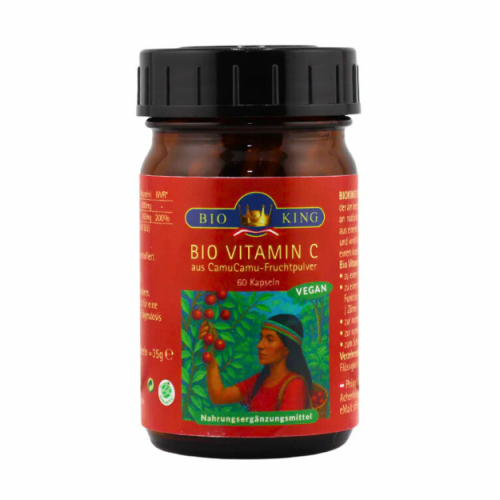 Artikelbild des Artikels “BioKing Natürliches Vitamin C Camucamu 60 Kapseln “