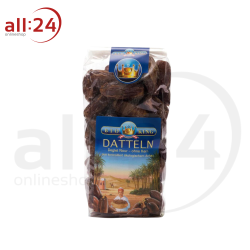 Artikelbild des Artikels “BioKing Bio-Datteln Deglet Nour ohne Kern, 250-500g 250 g“