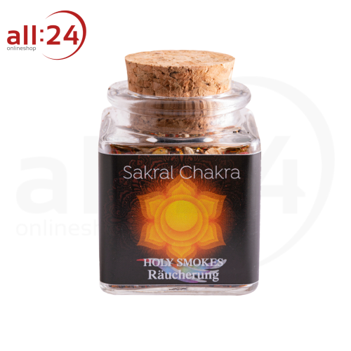 Artikelbild des Artikels “Sakralchakra Chakra Räuchermischung Holy Smokes “