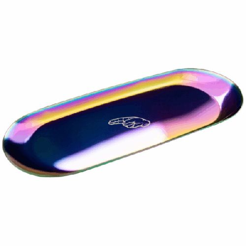 Artikelbild des Artikels “Hybrid Rolling Tray Tablett Edelstahl Rainbow Drehunterlage “