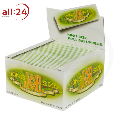 Artikelbild des Artikels “JOB Rigid Grün XXL Zigarettenpapier, 50 Heftchen je 32 Blatt “