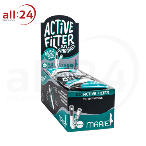 Artikelbild des Artikels “MARIE Active Filter 6mm 50er Beutel, 10er Vorrats-Box “