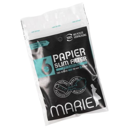 Artikelbild des Artikels “Marie Papier Slim Filter 6 mm 120 Stück “