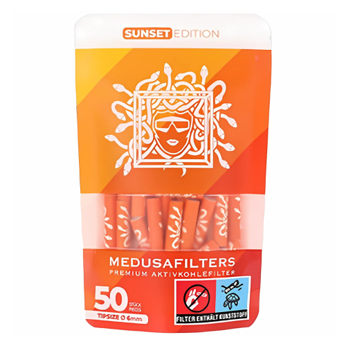 Artikelbild des Artikels “Medusa Aktivkohlefilter Sunset Edition 50 Stück “