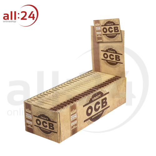Artikelbild des Artikels “OCB Craft Ungebleichtes Zigarettenpapier - 25 Heftchen à 100 Blatt “