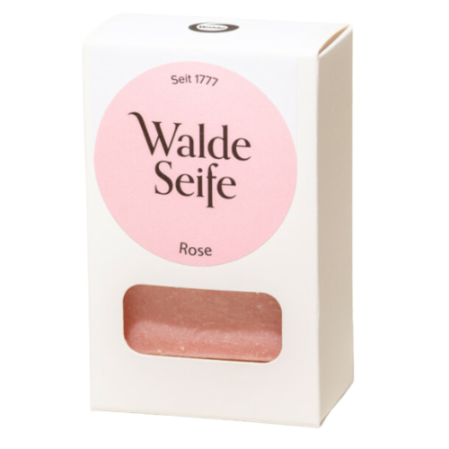 Artikelbild des Artikels “Walde Seifenstück Naturseife Rose 100g Plastikfrei “
