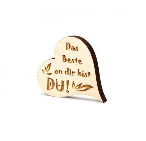 Artikelbild des Artikels “Zirbenherz Mini Das Beste an dir bist du “