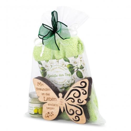 Artikelbild des Artikels “Geschenkset Schmetterling genieße den Tag Grün “