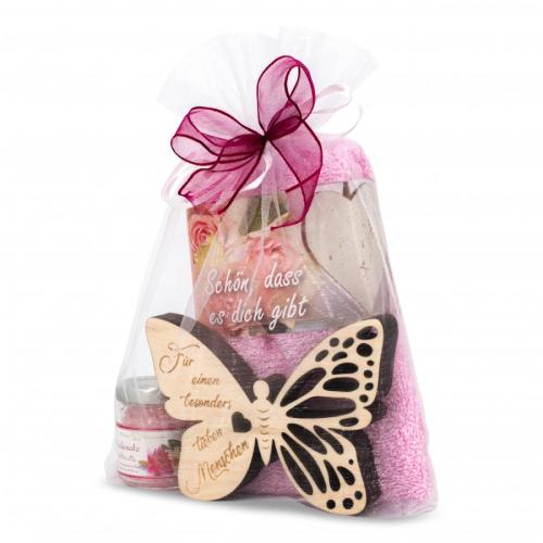 Artikelbild des Artikels “Geschenkset Schmetterling Lieber Mensch Fuchsia “