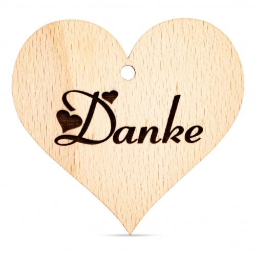 Artikelbild des Artikels “Holzanhänger Danke 8 cm “