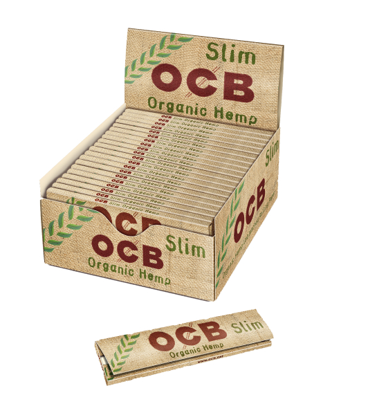 BOX OCB Organic Hemp King Size Slim, 50 Stück 