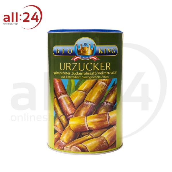 BioKing Bio Urzucker Vollrohrzucker, 500g-1000g 700g