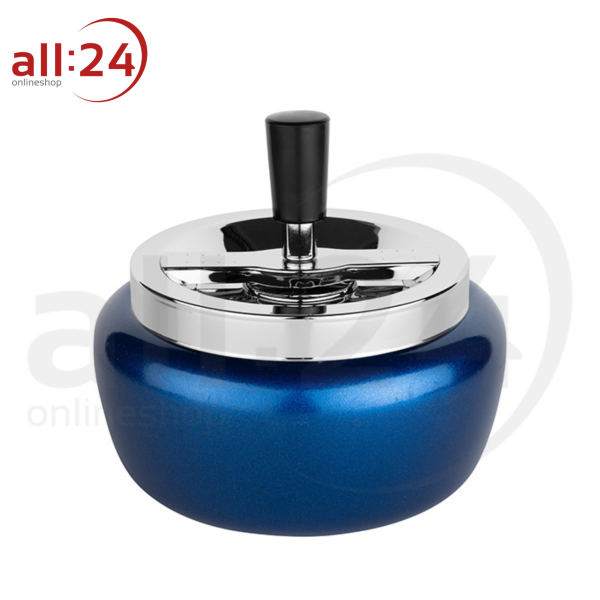 Aschenbecher Blau Metallic, ⌀ 13,5 cm 