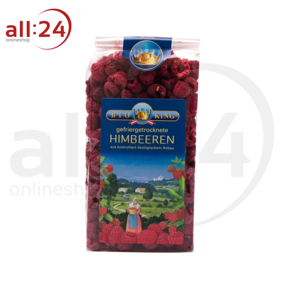 BioKing Bio Himbeeren Gefriergetrocknet, 40g-100g 100 g