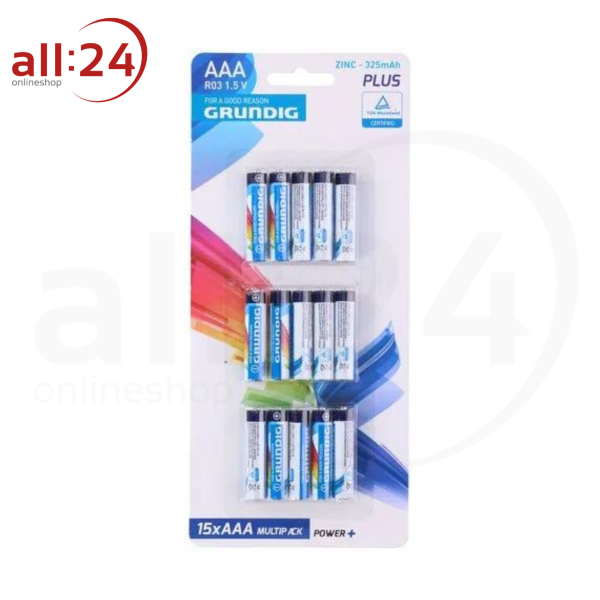 Grundig Batterie AAA 15er Multipack 