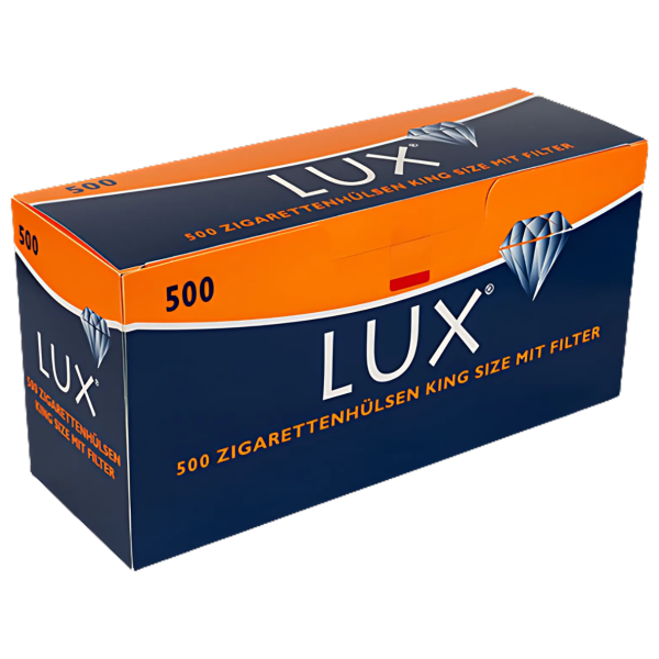 LUX Zigarettenhülsen - 500 Stück pro Packung 