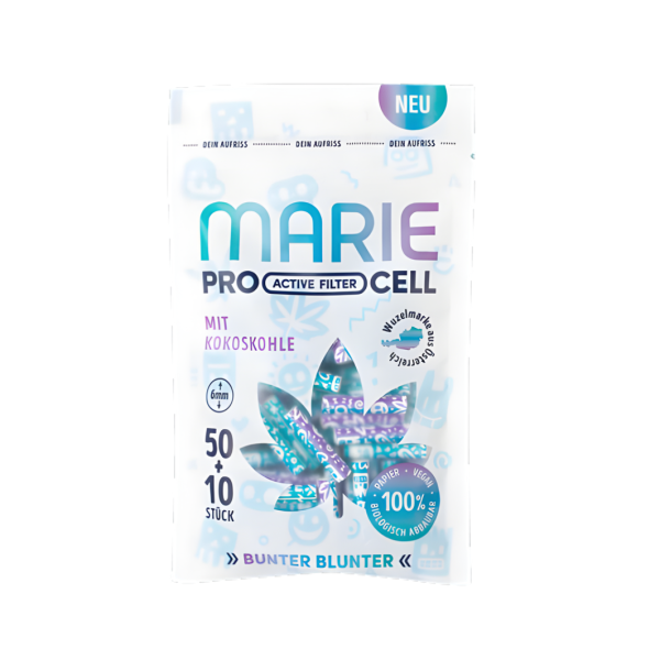 MARIE Procell Active Filter Bunter Blunter 50 + 10 Stück 