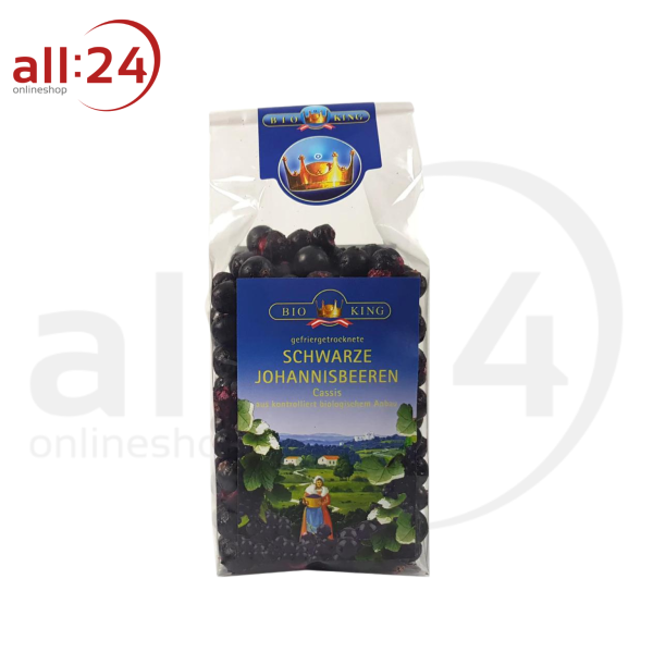 BioKing Schwarze Bio Johannisbeeren 45g All24