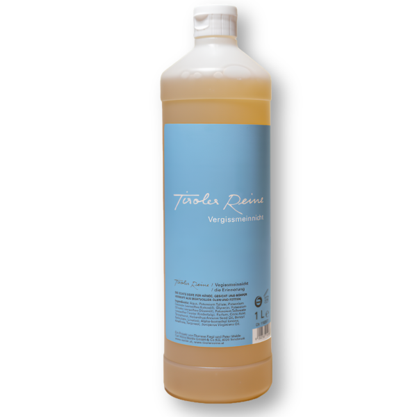 Walde Flüssigseife Tiroler Reine Vergissmeinnicht 1 Liter 