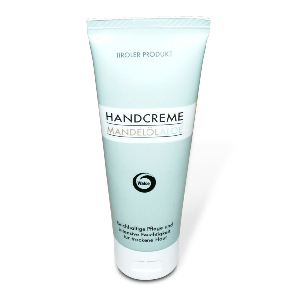 Walde Handcreme mit Mandelöl und Aloe - Vegane Formel, tierversuchsfrei, 75ml 