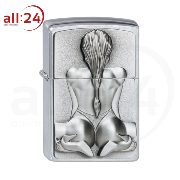Zippo Feuerzeug Kneeling Girl Emblem 