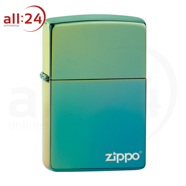 Zippo Feuerzeug "High Polish Teal" mit Logo 49191 