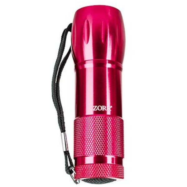Zorr LED Taschenlampe Aluminium Rot 