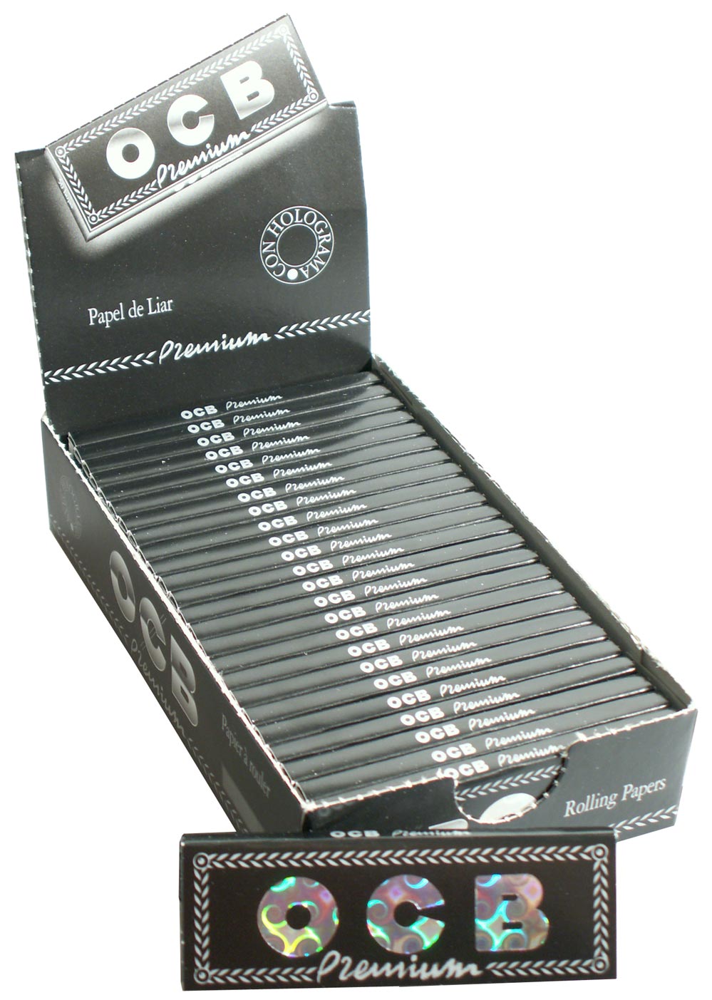Artikelbild 1 des Artikels “BOX OCB Premium Papers Zigarettenpapier 1 1/4 25 Stück “