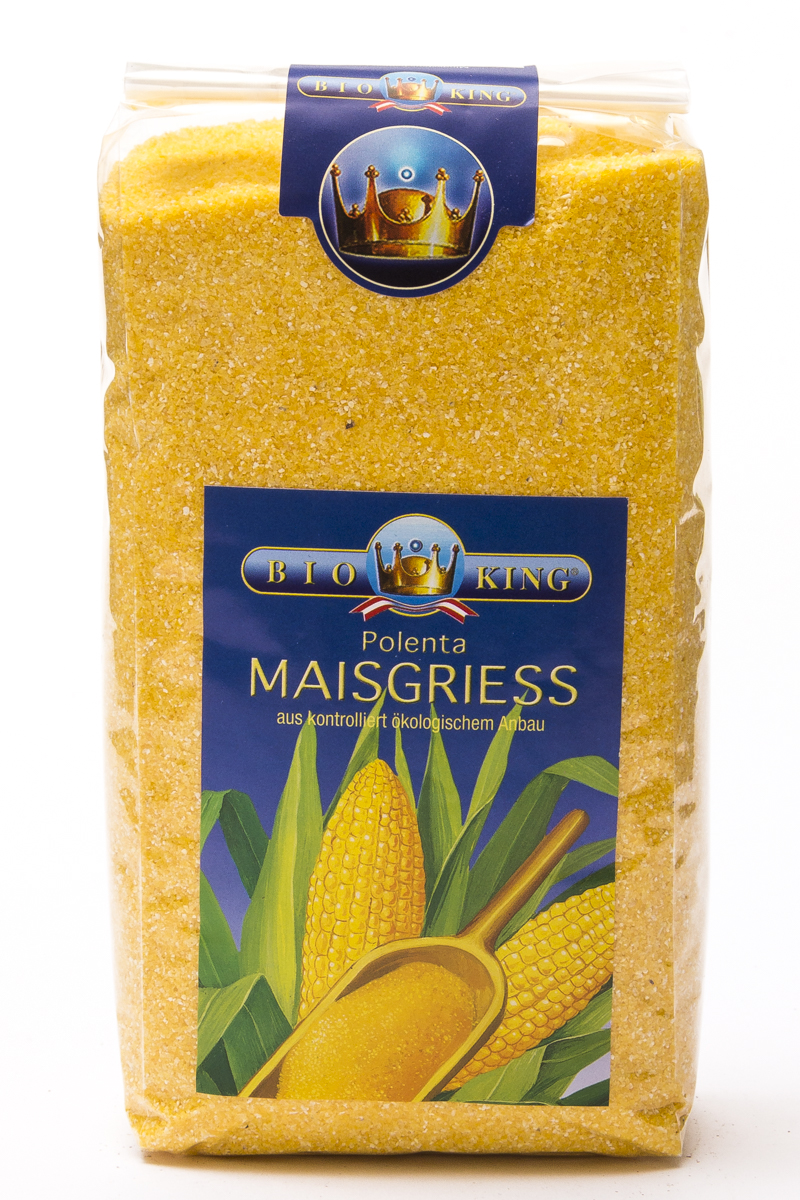 BioKing Bio Maisgriess Polenta, 500g-750g 