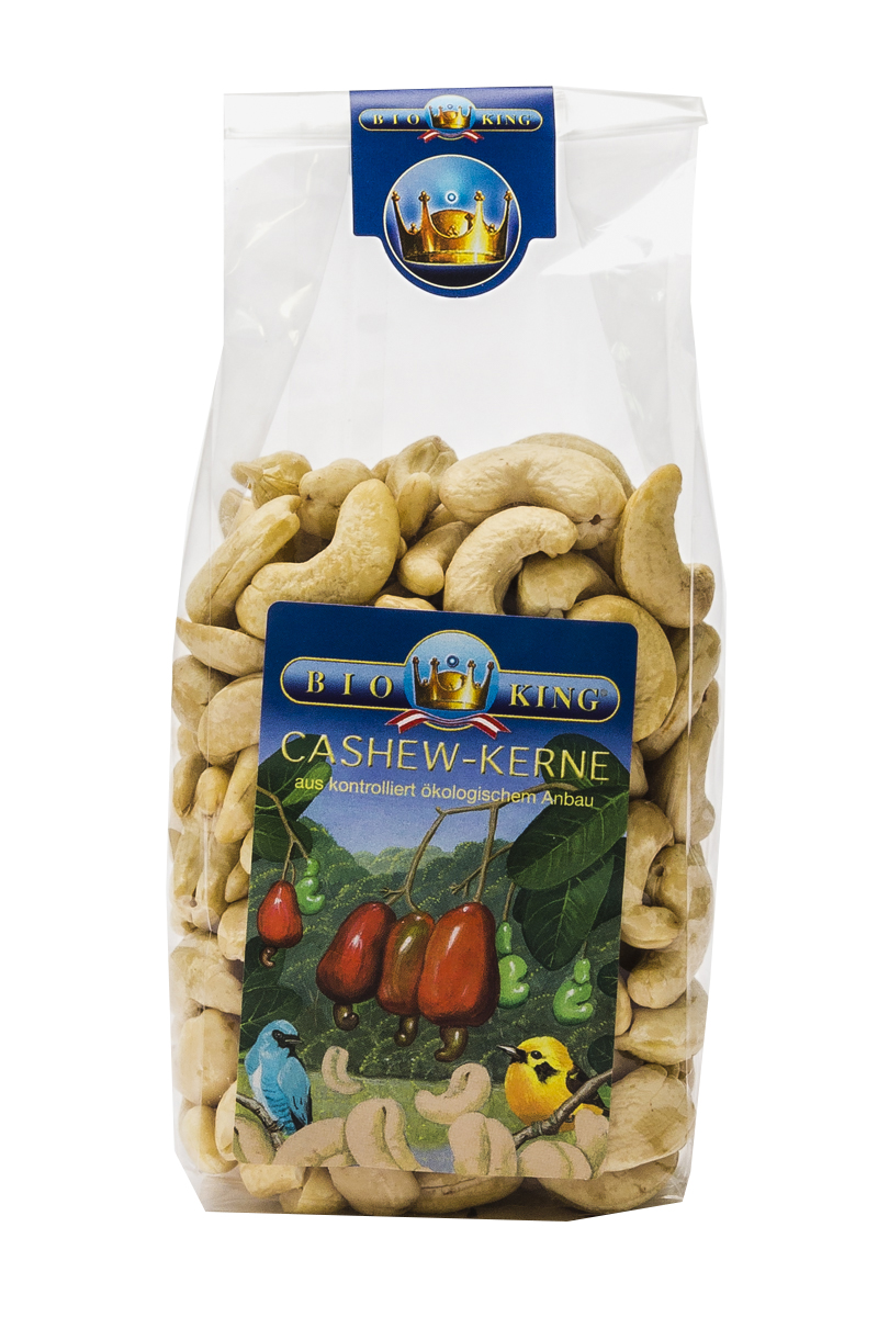 BioKing Bio Cashewkerne, 150g-500g 