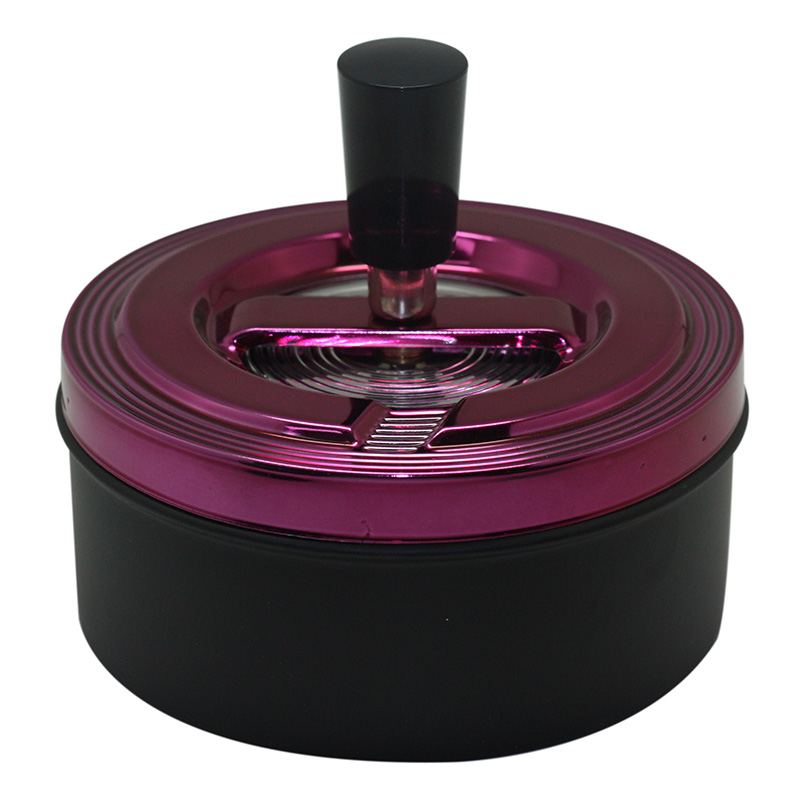 Artikelbild 1 des Artikels “Zorr Aschenbecher Schwarz Matt mit Eisrotem Deckel 11 cm “