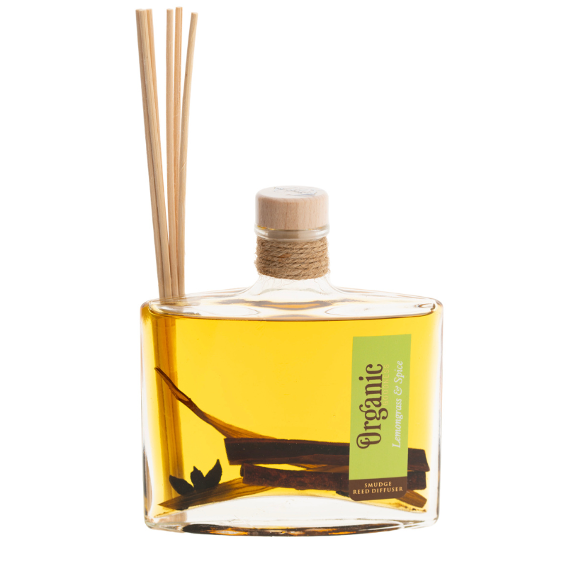 BERK Raumduft Zitronengras und Gewürze Organic Reed Diffuser 
