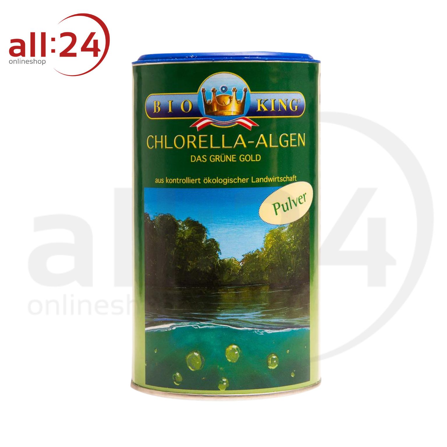 BioKing Bio Chlorella-Algen Pulver, 200g 