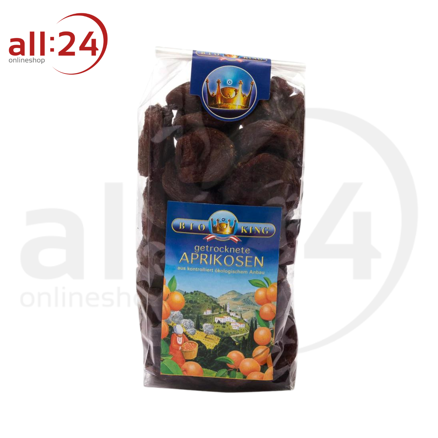 BioKing Bio Aprikosen Getrocknet, 250g-500g 500 g