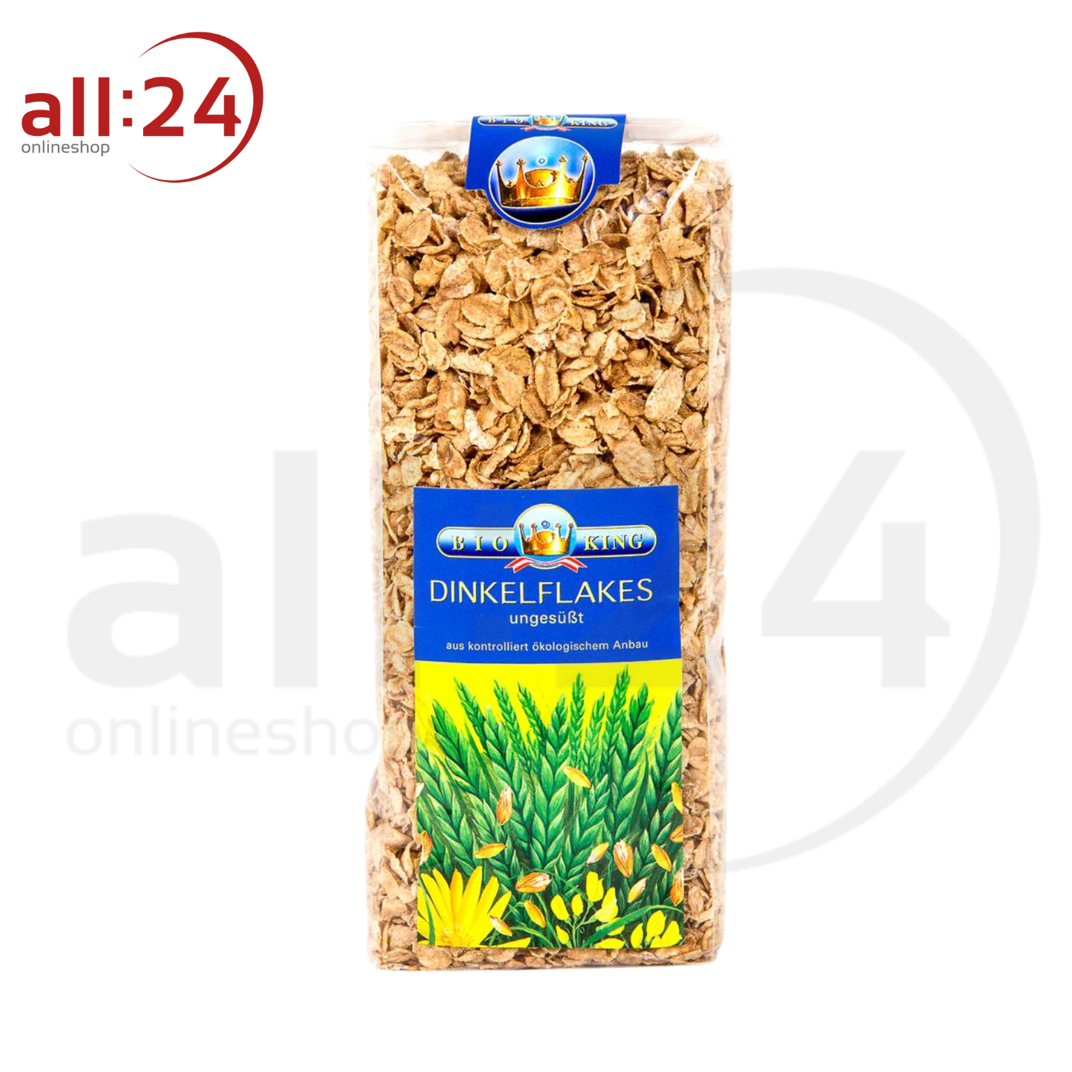 BioKing Bio Dinkelflakes Ungesüßt, 300g 