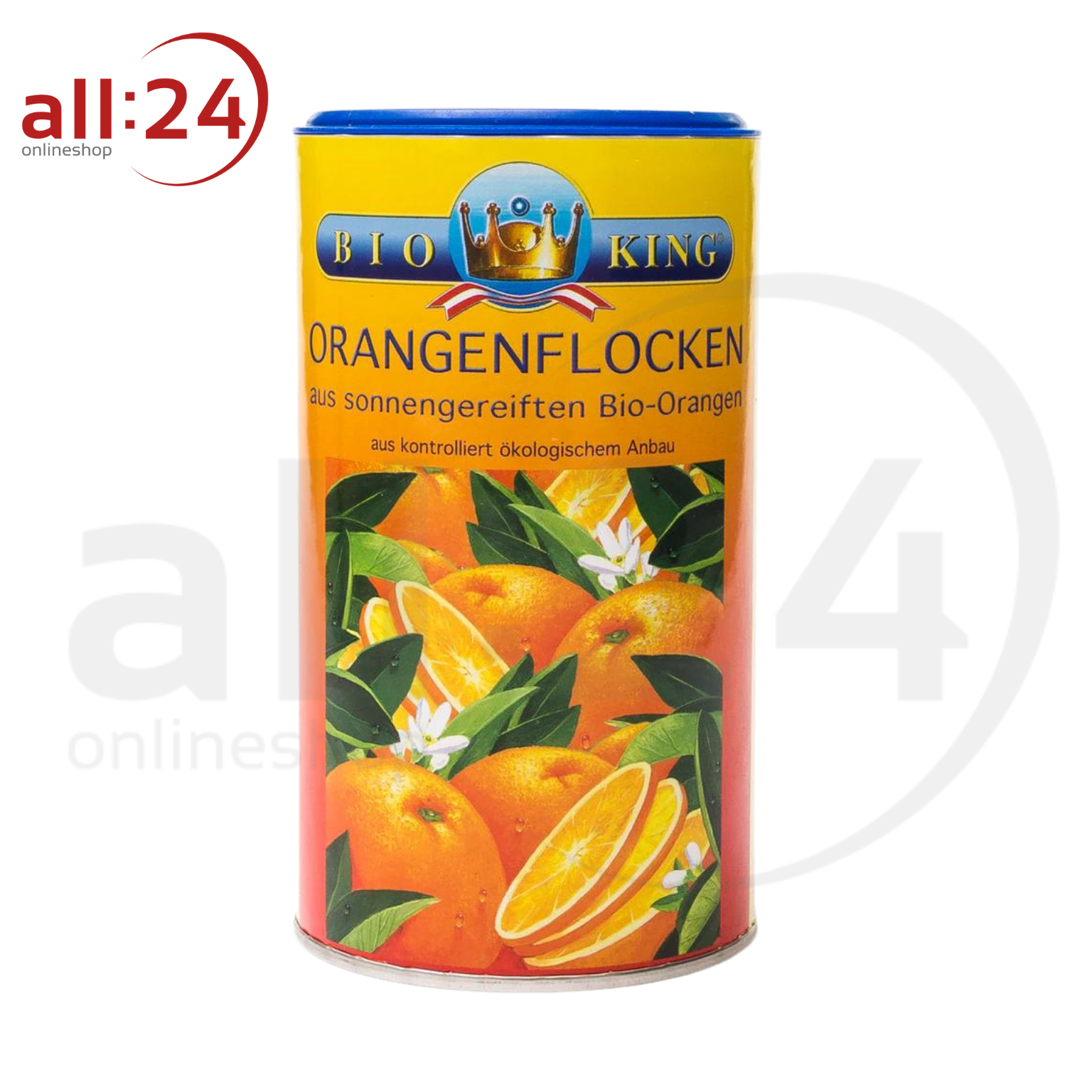 BioKing Bio Orangenflocken Getrocknet, 200g 