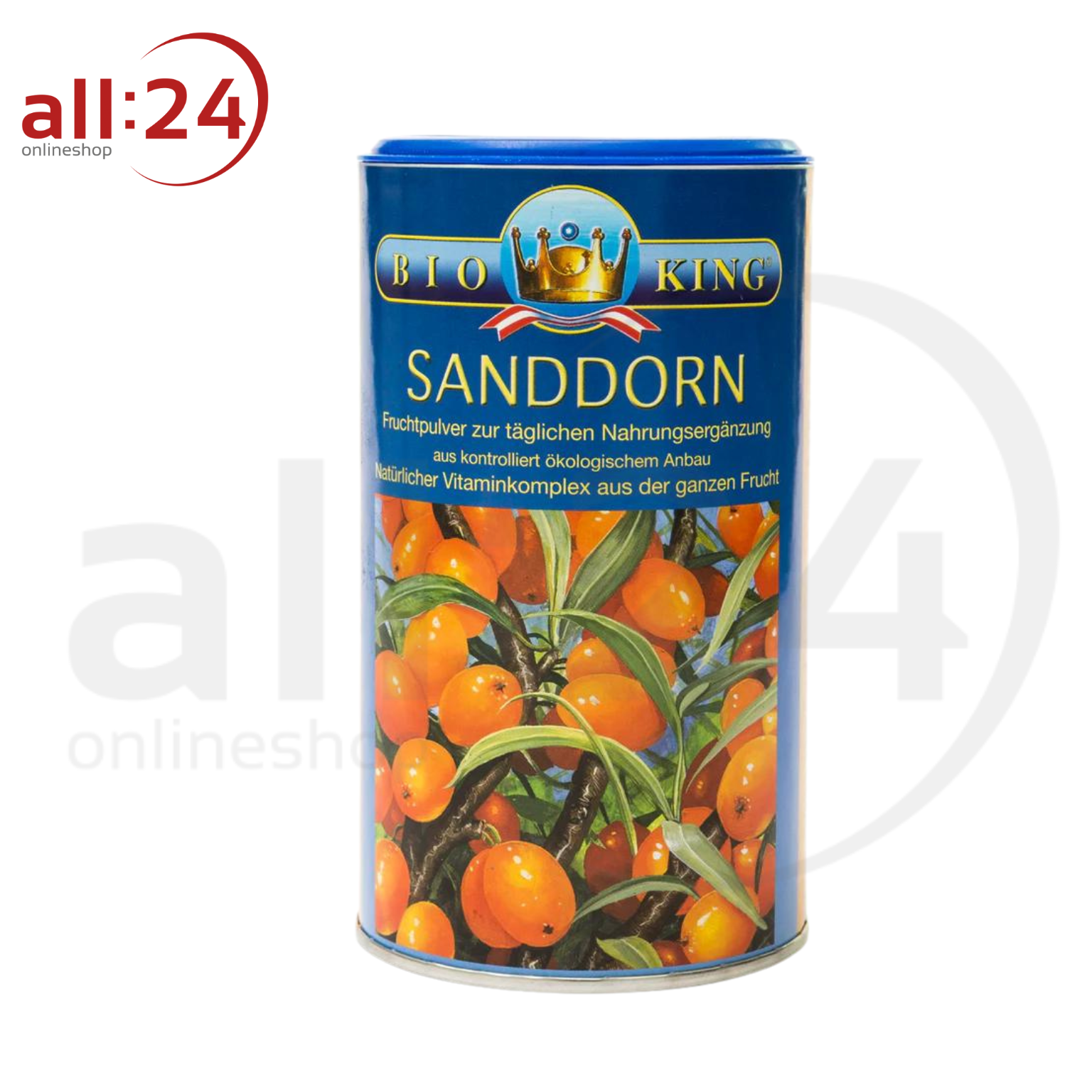 BioKing Bio Sanddorn Fruchtpulver Vegan, 250g-500g 250 g