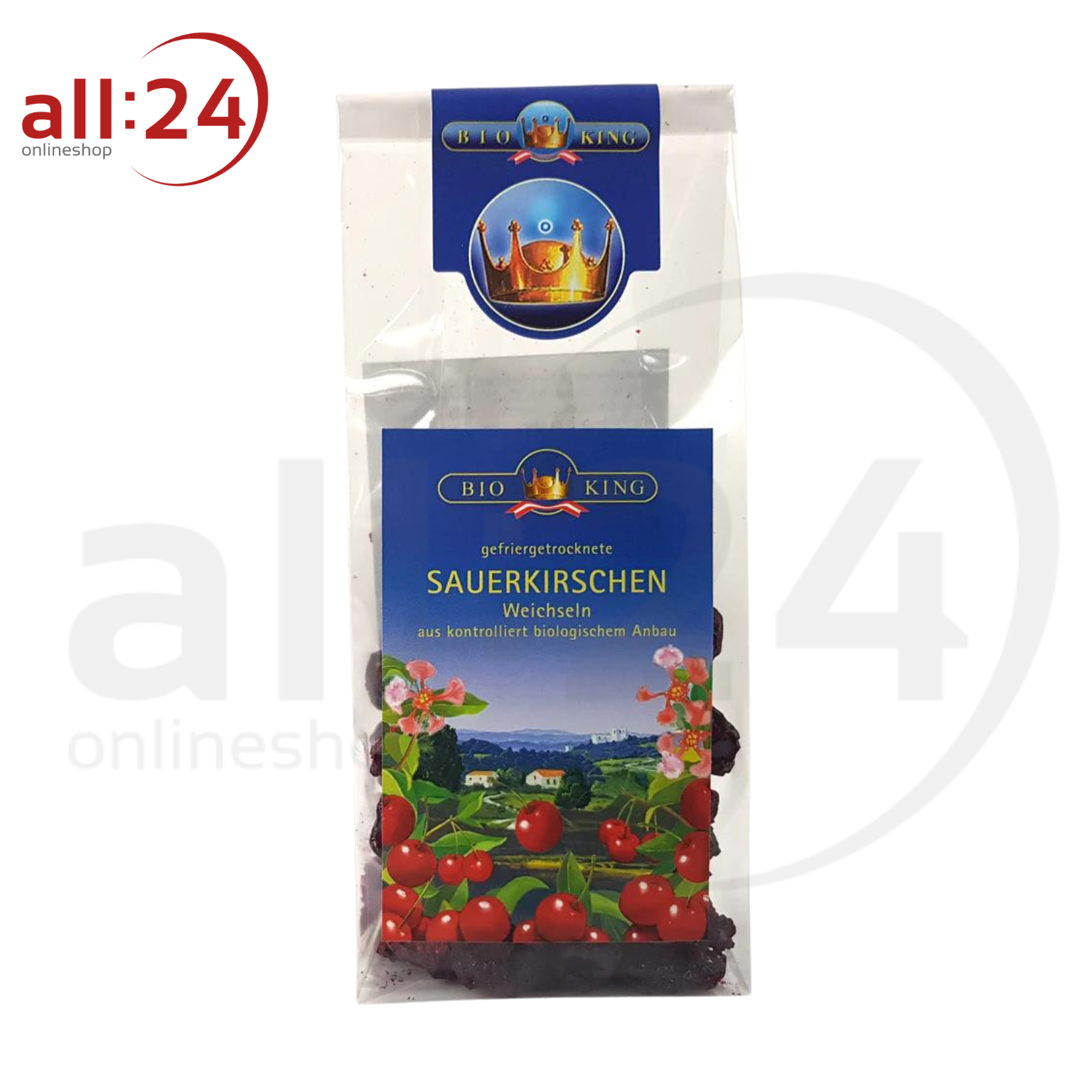 BioKing Sauerkirschen Gefriergetrocknet, 50g 