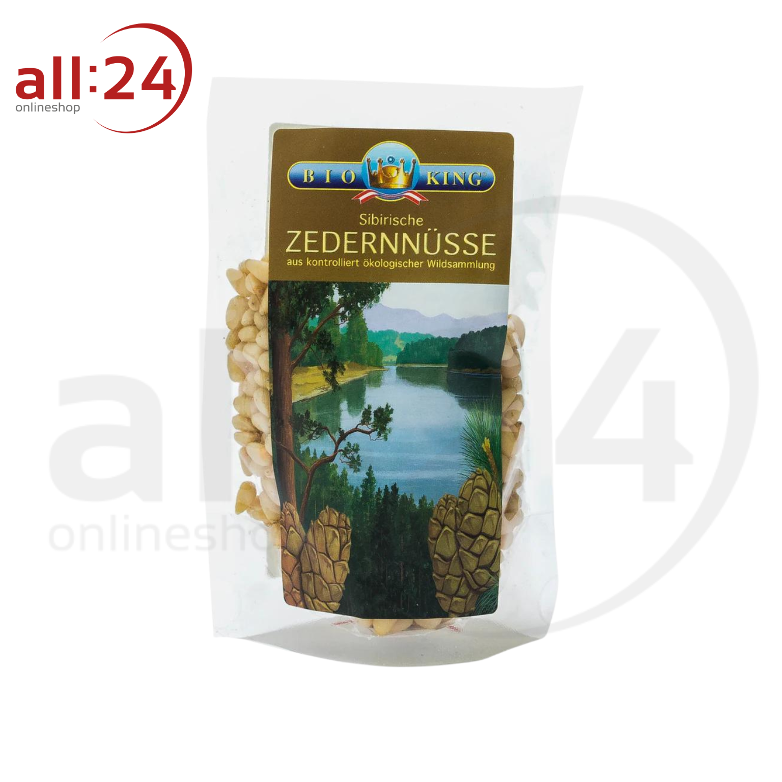 BioKing Bio Sibirische Zedernnüsse, 100g-1000g 100 g