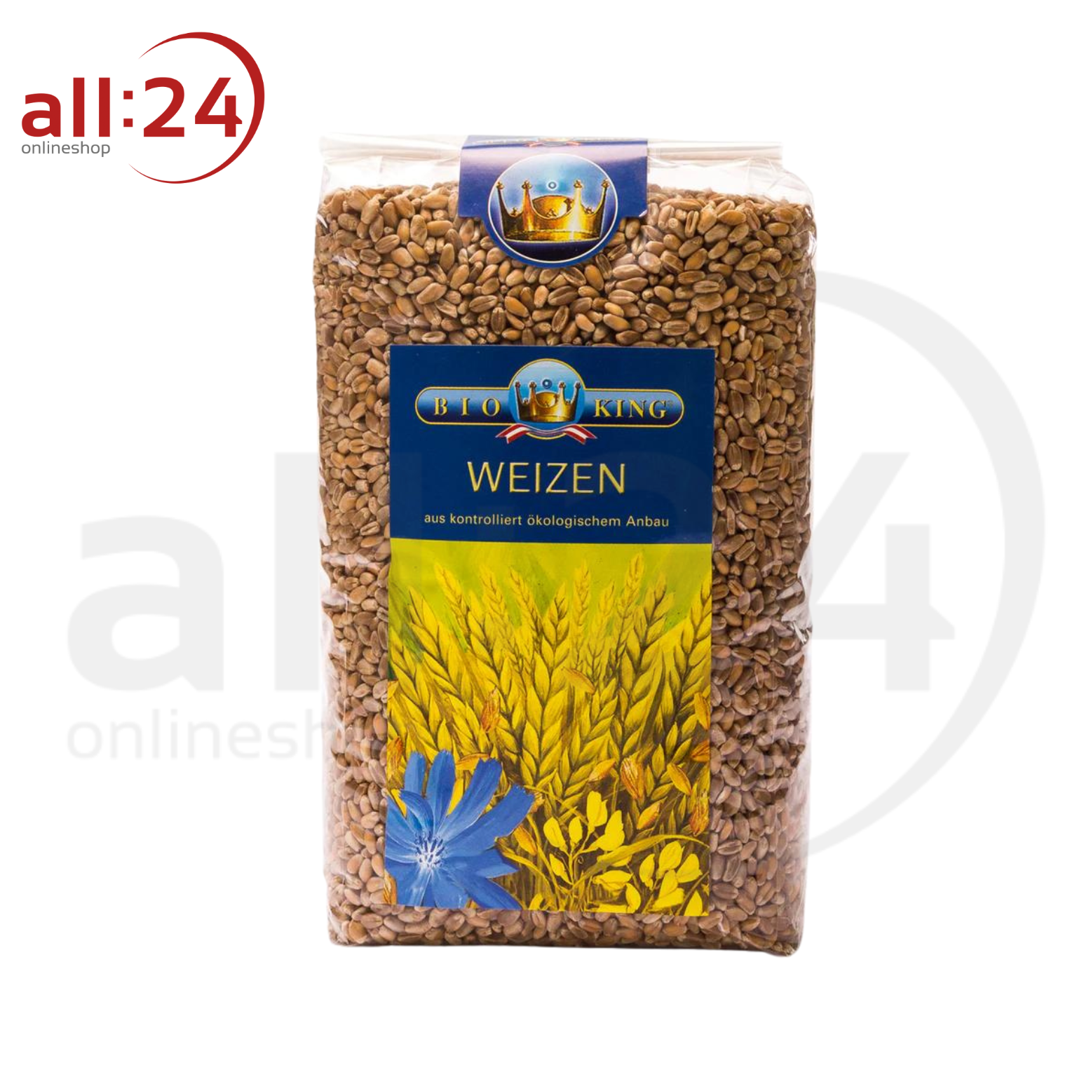 BioKing Bio Weizen Ganz, 1000g 