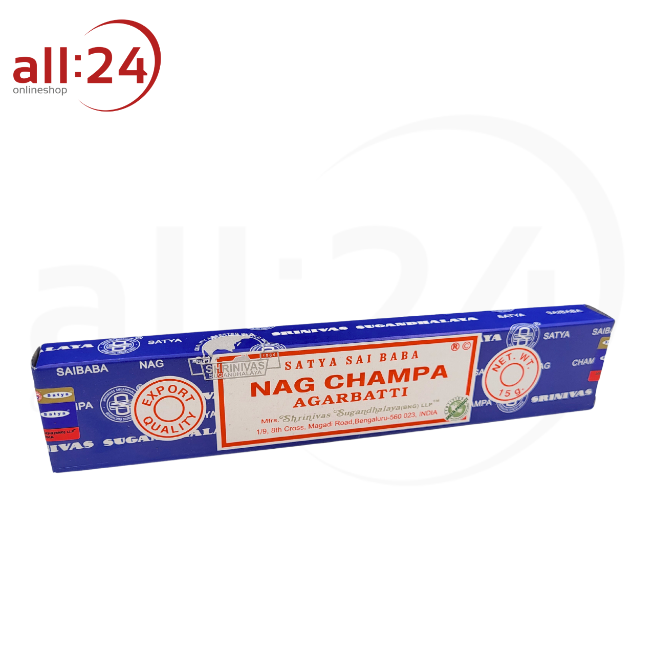 Artikelbild 1 des Artikels “Goloka Nag Champa Räucherstäbchen Blau 15g “