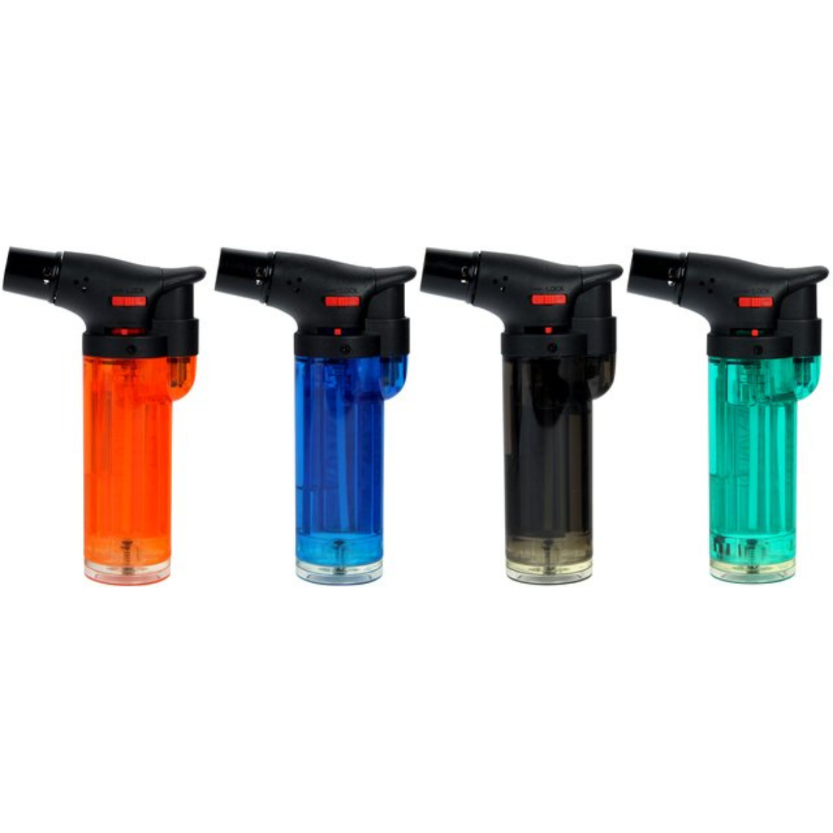 WildFire Feuerzeug Jetflame Torch 4er verschiedene Farben 